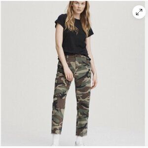 RAG & BONE Buckley Cotton Chinos Relaxed Fit Pant Camo - size 26